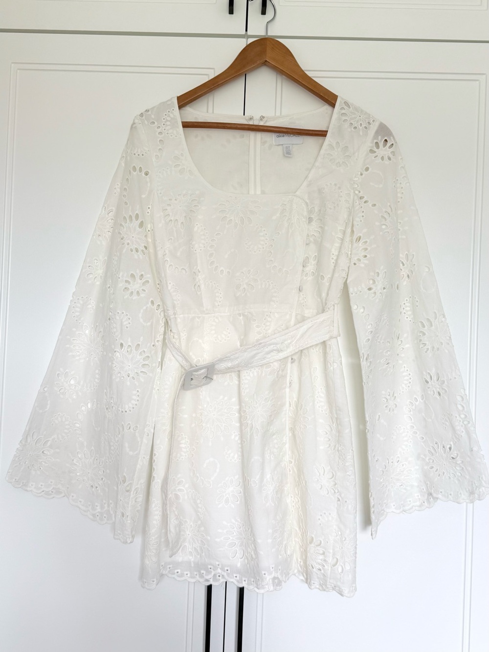 Alice McCall Obscurity Mini Dress White Eyelet